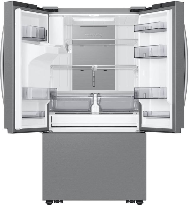 Samsung 36 in. 31.0 Cu. Ft. Fingerprint Resistant Stainless Steel Freestanding French Door Refrigerator-4