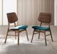 New Classic® Home Furnishings Oscar Teal/Walnut Dining Side Chair-1