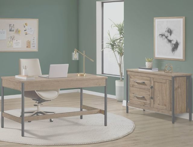 Intercon Norcross Hickory Writing Desk-1