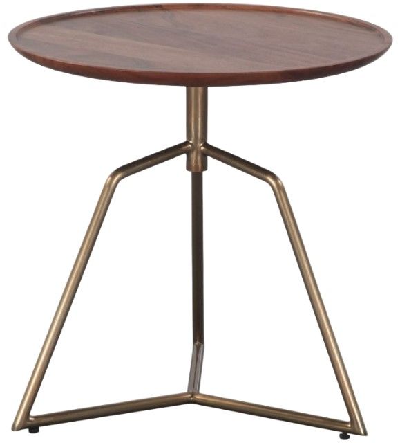 Home Trends & Design Bijou Dark Sienna Side Table-1