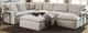 Jackson Furniture Harper 4-Piece Oyster Right Side Facing U-Shape Chaise Sectional-0
