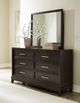 Signature Design by Ashley® Neymorton Dark Gray Dresser and Mirror-4