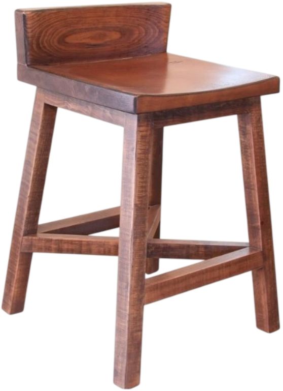 International Furniture Direct Pueblo Brown 24" Counter Stool-0