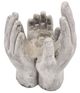 A & B Home Gray Accepting Hands Accent-3