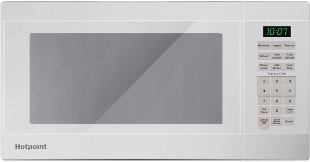 Hotpoint® 0.7 Cu. Ft. White Countertop Microwave-0