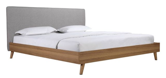 Mazin Furniture Cassidy Brown Queen Platform Bed-1