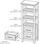 International Furniture Direct Dutton Brown Wall Unit with Electric Fireplace Insert-3