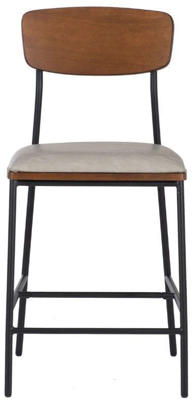 Powell® Telaco Black/Cream Counter Stool-3