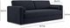TOV Furniture Ryan Black Sleeper Sofa-1