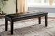 Landen Dining Bench (Brown)-3