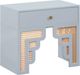 TOV Furniture Suzie Blue 26" Nightstand with Drawer-0