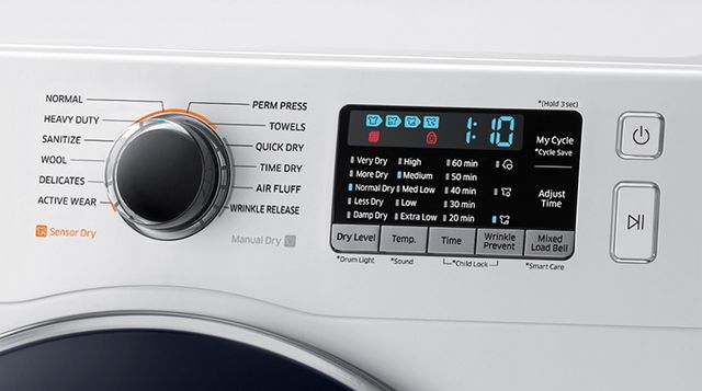 Samsung 4.0 Cu. Ft. White Front Load Electric Dryer-4
