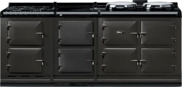 AGA™ eR7 210 Classic Cast Iron 83" Pewter Pro Style Dual Fuel Range-0