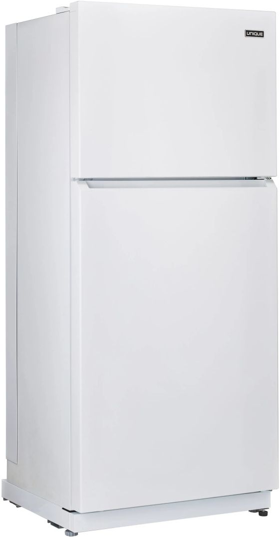 Unique® Appliances 35" 19 Cu. Ft. White Propane Top Freezer Refrigerator-3