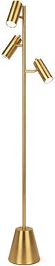 Northfield Living Lumina Brassed Gold Floor Lamp-0
