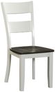 American Wholesale Furniture 3-Piece Gray Dining Set with White Base-3
