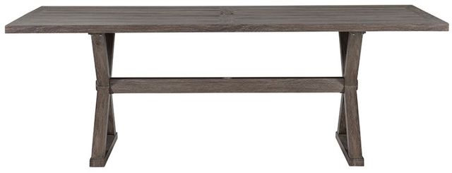 Lane Venture® Mystic Harbor French Grey Rectangular Dining Table-1