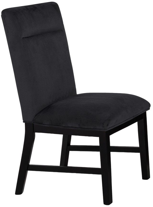 Crown Mark Sebastian Black Dining Side Chair-0