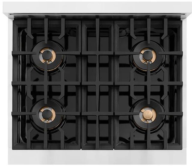 ZLINE 30" 4.2 cu. ft. Dual Fuel Range with 4 Burner DuoPro™ Cooktop and Electric Convection Oven in Stainless Steel -4