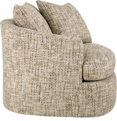 Craftmaster® Customizable Soft Haven 38" Swivel Chair-2