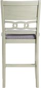 Elements International Amherst Gray/White Counter Side Chair-3