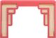 TOV Furniture Suzie Pink 45" Console Table-3