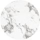 Caracole® Kelly Hoppen Jose White Top Dining Table with Matte Black Base-4