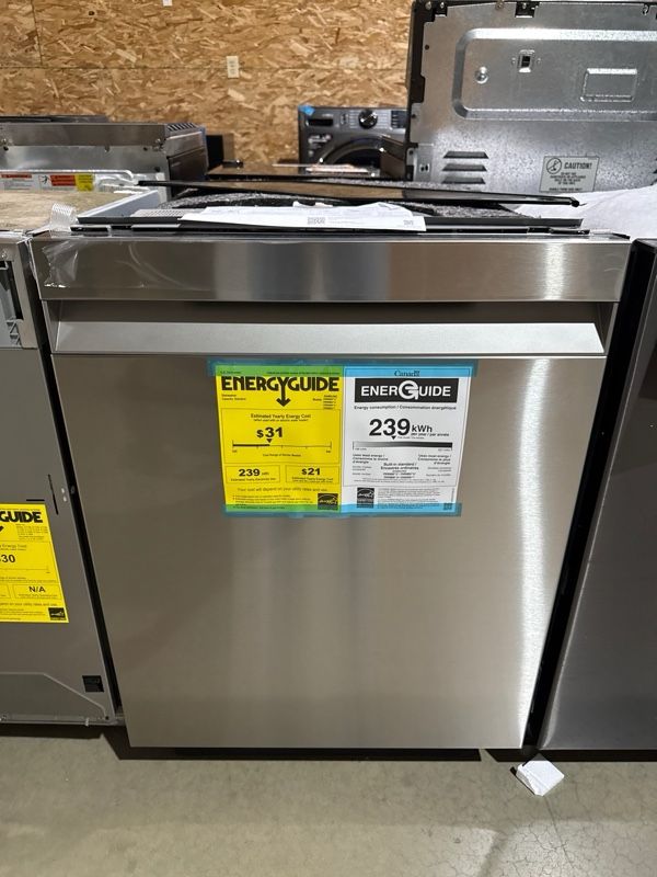 Clearance Samsung 24" Fingerprint Resistant Stainless Steel Top Control Built In Dishwasher-0