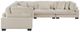Homelegance® Traverse 5-Piece Beige Modular Sectional-2