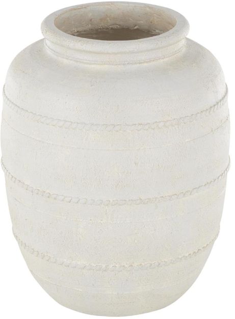 Deco Marche Distressed Cream Vase-1