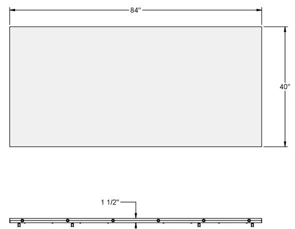 Amisco Customizable Parade Bar Height Dining Table-3