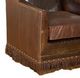 King Hickory Customizable Athens Leather Swivel Chair-1