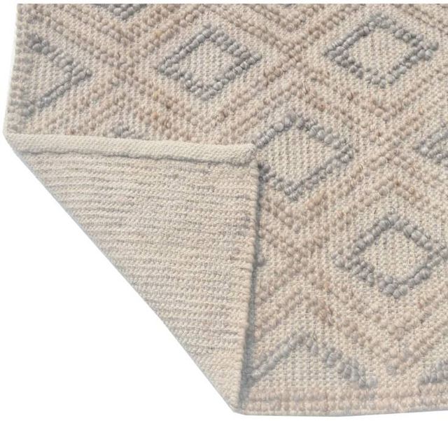 KAS Rugs Chloe Natural Grey Diamond 5'x7' Area Rug-1