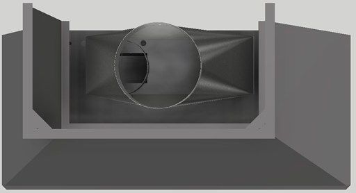 Vent-A-Hood® Premier Magic Lung® 66" Gunsmoke Wall Mounted Range Hood-3