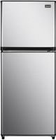 Avanti® 24" 10.0 Cu. Ft. Stainless Steel with Black Cabinet Counter Depth Top Freezer Refrigerator-0