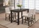 Mazin Furniture Bartell Cream/Espresso Counter Side Dining Chair-1