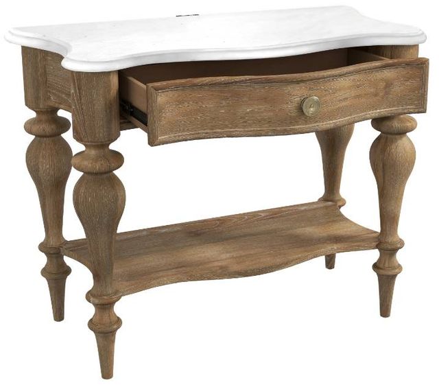 Pulaski™ Weston Hills Flax Seed Bedside Table-2