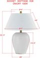 Forty West Ruth White Table Lamp-1
