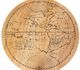 Porter International Designs World Map Natural Coffee Table-2