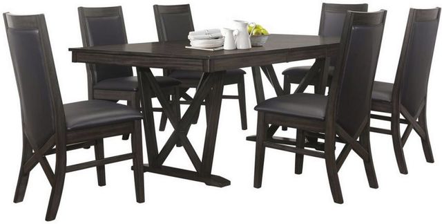 Mazin Furniture Somersby Dark Gray Dining Table-1