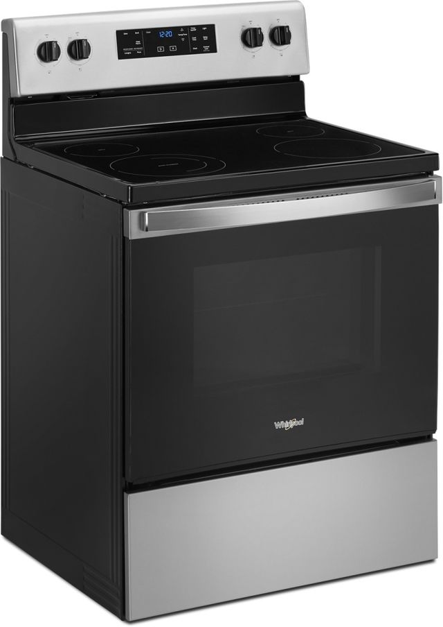 Whirlpool® 30" Stainless Steel Free Standing Electric Range-1