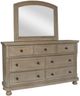 New Classic® Home Furnishings Allegra 4-Piece Pewter King Sleigh Bedroom Set-3