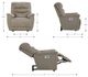 La-Z-Boy® Joshua Navy Power Wall Recliner with Headrest and Lumbar-2