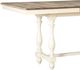 Winners Only® Torrance Gray Top Counter Dining Table with White Base-2