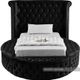 Meridian Furniture Luxus Black Twin Bed-1