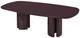 TOV Furniture Zola Burgundy Lacquer Oval Dining Table-5