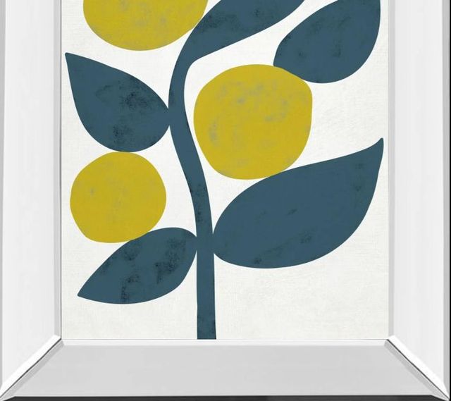 Classy Art Branch III by Chariklia Zarris Mirror Framed Wall Art-1
