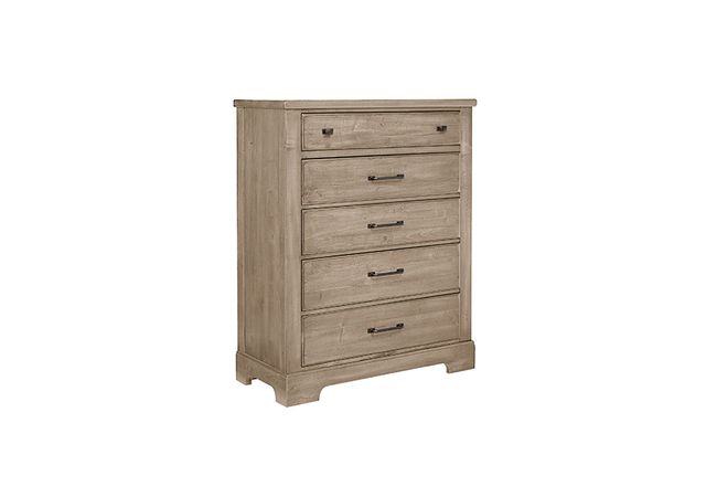 Vaughan-Bassett Artisan & Post Collection Cool Rustic Clear Maple 5 Drawer Chest-0