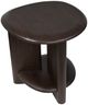 Magnussen Home® Upton Coffee Bean Brown Shaped End Table-5