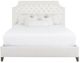 Fairfield® Bespoke Bed Mica Scallop 66" Diamond Tufted King Upholstered Panel Bed-0